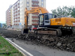 Seydişehir'de sıcak asfalt çalışması başladı
