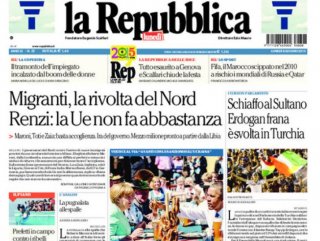 La Repubblica: Selahaddin Eyyübi durduruldu