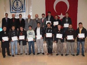 Makina mühendislerinden kazancılara sertifika