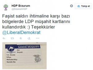 Erzurum HDP'den LDP'ye teşekkür!