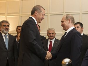 Erdoğan ve Putin Bakü'de buluştu
