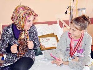Kanser bile yıldırmadı