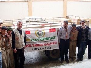 Konya İHH ve AYDER Libyada yardıma koştu