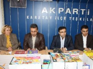 AKP Karatay Gençlikten Urfaya 2bin 500 kitap