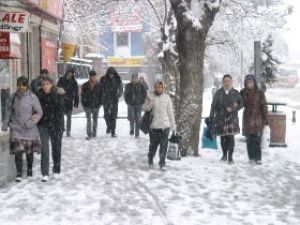 Konya beyaza büründü