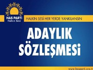 HAS Partide adaylık başvurularına başlandı