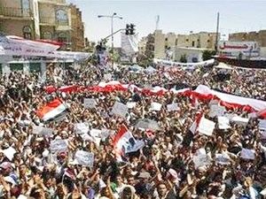 Yemen'de protesto