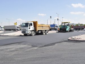 Karatay'da asfaltlama çalışmaları sürüyor