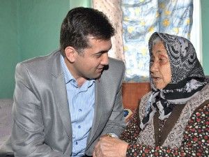 Meramda bakıma muhtaç işilere evde hizmet