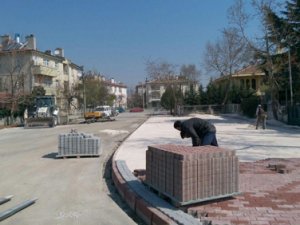 Aşkan’da parke çalışmaları tamamlandı