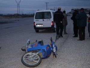 Akşehir'de trafik kazası : 1 yaralı