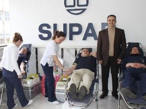 SUPARdan kan bağışı kampanyasına destek