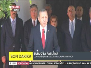 Erdoğan: Milletimizin başı sağolsun