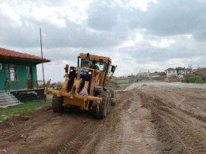 Meram'da yol genişletme çalışmaları