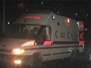 Konya'da çatıdan düşen kişi yaralandı