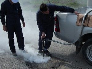 Akşehirde larva mücadelesi başladı