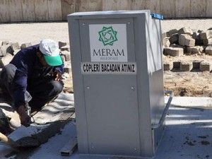 Meram'da çöp konteynerleri yaygınlaşıyor