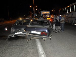 Seydişehir’de iki otomobil çarpıştı: 1 yaralı