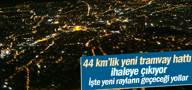 Konya'ya hafif raylı sistem için ihale hazırlığı