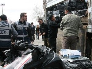 200 bin paket kaçak sigara
