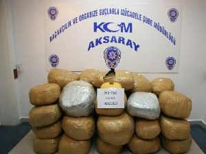 200 kilogram esrar ele geçirildi