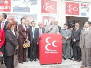 Seydişehir'de MHP seçim bürosu açıldı