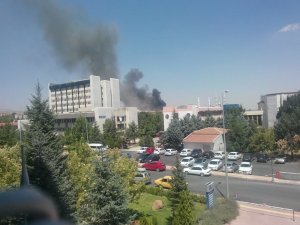 Selçuk Kampüste yangın!