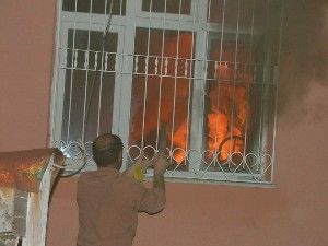 Kulu'da gurbetçinin evi yandı