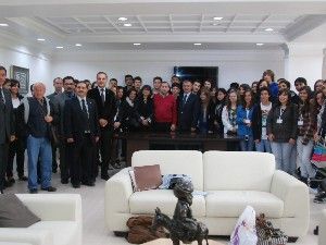 Portekiz ve İtalyan öğrenciler Akşehir'de