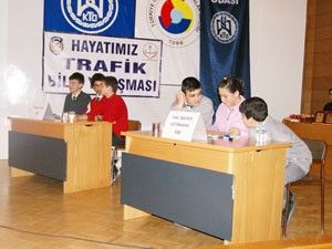 Trafik bilgi yarışması yapıldı