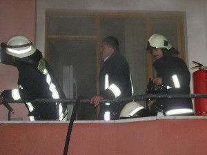 Kazan dairesindeki yangın korkuttu