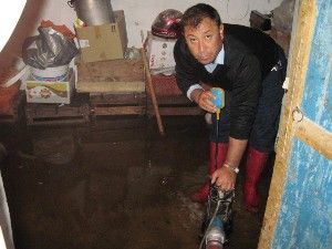 Ereğli'de kanalet taştı, evleri su bastı
