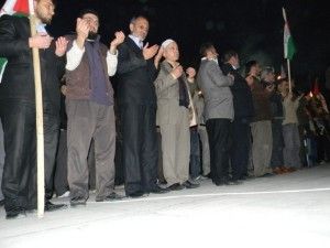 İntifada şehitleri için gıyabi cenaze namazı