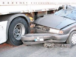 Ilgın'da trafik kazası: 1 ölü