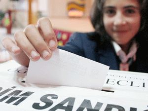Öğrenciler seçim sürecine alıştı
