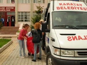 Öğrencilerden ilaç toplama kampanyasına destek