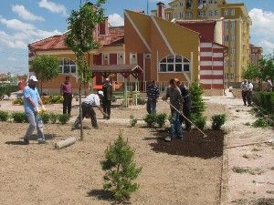 Anaokulu bahçelerinde çevre düzenlemesi