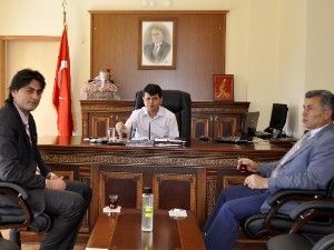 Ereğlide Kaymakam Boylu'ya ziyaret