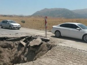 PKK mayınına belediye asfaltı