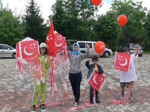 Uçurma Şenliğinde gökyüzü Saadet oldu