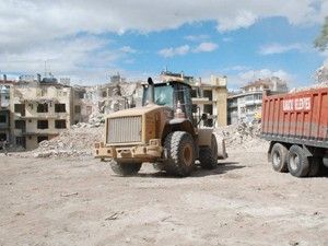 Yıkım çalışmalarında sona gelindi