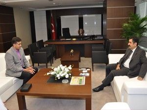 Vali Doğandan Kalaycıya hayırlı olsun ziyareti
