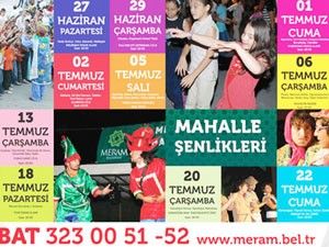 Meram'da şenlik mevsimi başlıyor