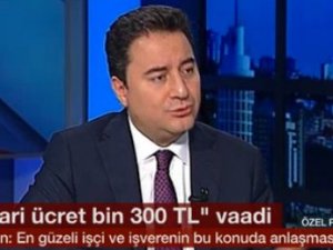 Ali Babacan asgari ücret için tarih verdi