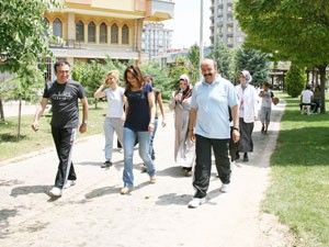 Obezite yürüyüşü Nene Hatunda yapıldı