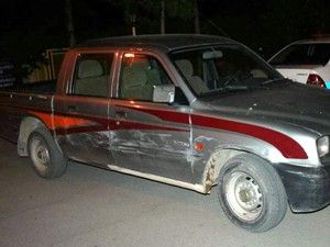 Dur ihtarına uymayan sürücü kaza yapınca yakalandı