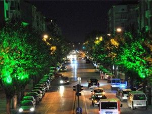 Feritpaşa caddesi yeşile büründü