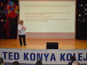 TED Konya Koleji'nde aile semineri yapıldı