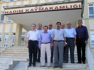 Vali A. Nezih Doğan Hadim'i ziyaret etti