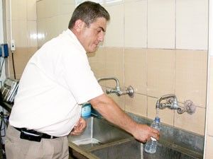Sarayönü'nde içme suları denetleniyor